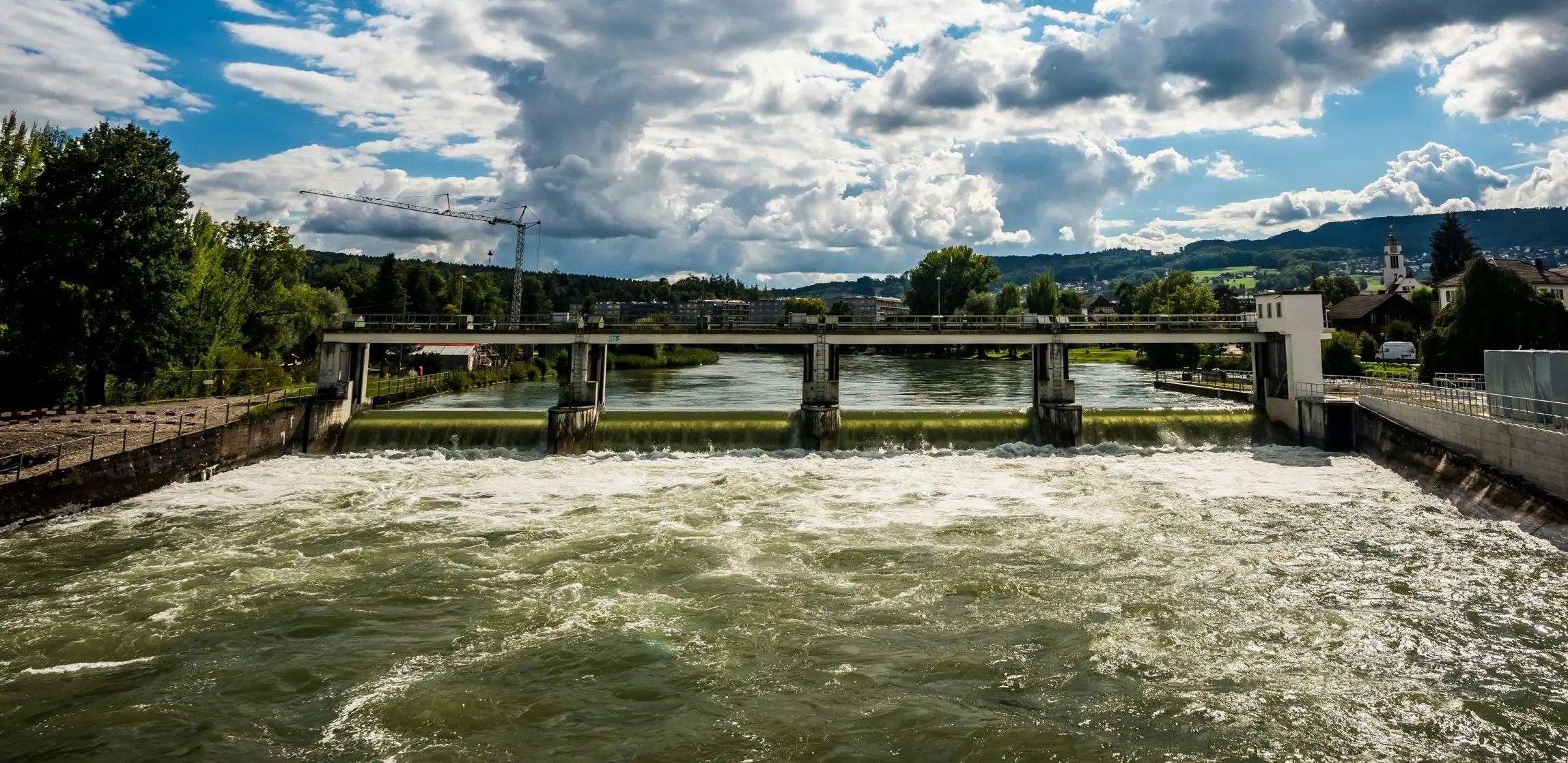 Wehr an der Limmat in Dietikon – Kanalreinigung Dietikon im Limmattal